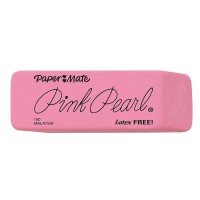 Paper Mate® Pearl Pink Erasers, Medium - BX of 24