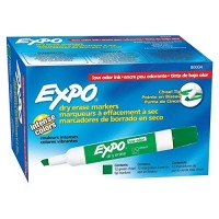 EXPO DRY ERASE GREEN 12X