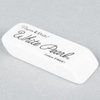 Paper Mate 70626 White Pearl Eraser - 12/Box
