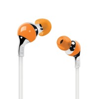 iLuv iEP313ORG Ergonomic and Comfort Flat-Wire Earphones (Orange)
