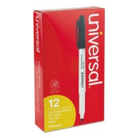 Universal Dry Erase Marker, Black 12x