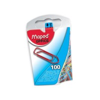 MAPED PAPERCLIPS KLEUR 100X