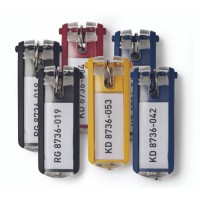 Durable Key Tags - Assorted Colors - 24 Pack 