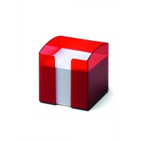 DURABLE NOTE BOX TRANSLUCENT - RED