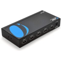 Orei HD104 Powered 4K HDMI Splitter - 1-in 4-out 