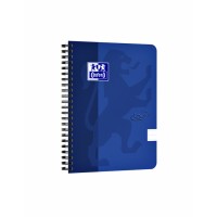 Oxford Spiral Pad Touch A5 Line Notebook (70 Sheets) - Blue