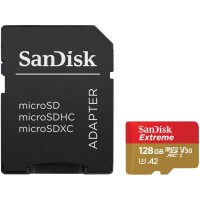 SanDisk Extreme Micro SDXC Class 10 UHS-1 U3 4K - 128GB 