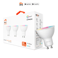 Nexxt RGB LED 3-Pack Smart Wi-Fi Bulbs (NHB-C310)