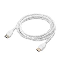 Cable Matters Ultra 8K HDMI Braided Cable in White - 2 Meters (6.6ft)