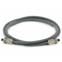 Monoprice Premium Optical Toslink Cable With Metal Fancy Connector - 6 Feet (2M)