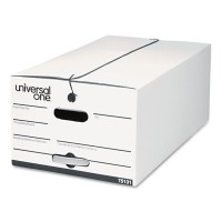 UNIVERSAL STORAGE BOX LEGAL WHITE 1X