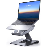 Lamicall Laptop Stand, Adjustable Notebook Riser - Gray