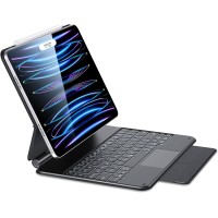 ESR iPad Keyboard Case for iPad Pro 11 inch (1st, 2nd, 3rd, 4th Generation) and iPad Air (4th, 5th Generation), Easy-Set Floating Cantilever Stand, Multi-Touch Trackpad, Backlit Keys, Magic Black 