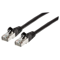Intellinet Cat6a S/FTP Patch Cable, 3 ft., Black