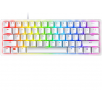 Razer Huntsman Mini 60% Gaming Keyboard: Fastest Keyboard Switches Ever - Clicky Optical Switches - Chroma RGB Lighting - PBT Keycaps - Onboard Memory - Mercury White 