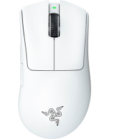 Razer - DeathAdder V3 Pro Lightweight Wireless Optical Gaming Mouse with 90 Hour Battery - White