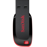 SanDisk - Cruzer 128GB USB Flash Drive - Black/Red