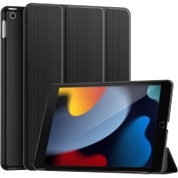 ProCase Case for iPad 7th/8th/9th Gen (2019-2021) - Slim Tri-Fold Protective Cover - Black 