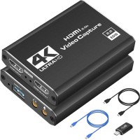 HDMI 4k Audio & Video Capture Card for Streaming (60FPS)