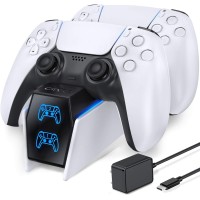 OIVO PS5 Dual Controller Charger Docking Station & Stand for Playstation 5 