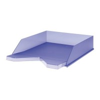 Jalema Letter Tray - Clear Purple
