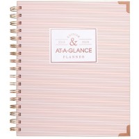 A Glance Academic Weekly/Monthly Planner, July 2018 June 2019 8 – 1/2-Inch x 11-Inch Hard Cover Badge Geo (6124G 905 A) m