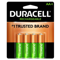 Duracell Rechargeable AA Batteries - 4 Pack