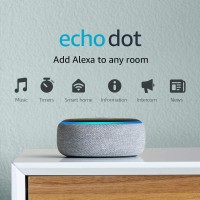 Echo Dot (3rd Gen) - Smart speaker with Alexa - Heather Gray