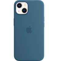 Apple - iPhone 13 Silicone Case with MagSafe - Blue Jay