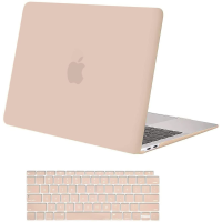 MOSISO Compatible with MacBook Air 13 inch Case 2021 2020 2019 2018 Release A2337 M1 A2179 A1932 Retina Display with Touch ID, Protective Plastic Hard Shell Case&Keyboard Cover Skin, Camel