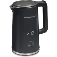 Hamilton Beach Cool-Touch Digital Control 1.7 Liter Kettle - Black (1500 Watts)