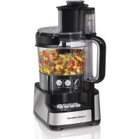 Hamilton Beach 12-Cup Stack and Snap Food Processor - Black - 500 Watts (70727)