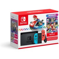 Nintendo Switch - OLED Model Neon Blue/Neon Red (Mario Kart 8 Deluxe Bundle)