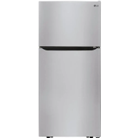 LG 20.2 Cu. Ft. Top-Freezer Refrigerator - Stainless Steel