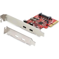StarTech 2-Port USB-C 3.2 Gen 2 PCIe Card 3.0 x4 Adapter