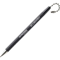  MMF28704  Submit  Submit MMF Secure-A-Pen Replacement Antimicrobial Pen - Medium Pen Point - Refillable - Black - Black Barrel
