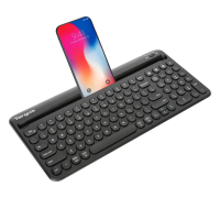 Targus Multi-Device Bluetooth Antimicrobial Keyboard with Tablet/Phone Cradle