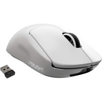 Logitech G Pro X Superlight Wireless Ultra-Lightweight Gaming Mouse - 5 Programmable Buttons - White 