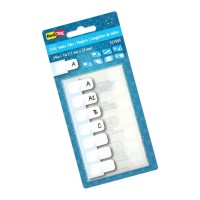 Redi-Tag® Side-Mount Self-Stick Plastic Index Tabs, 1 inch, White