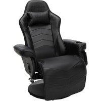 RESPAWN 900 Gaming Chair Recliner with Footrest & Cup Holder - Black