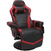 RESPAWN 900 Gaming Chair Recliner with Footrest & Cup Holder - Black & Red