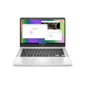 HP Chromebook 14" - Intel Celeron 4GB 64GB eMMC - Silver 