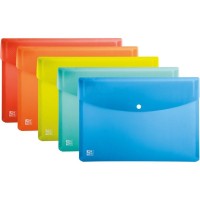 Oxford Urban Document A5 File Folder w/ Snap Closure - Assorted Colors (1x)