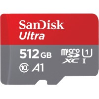 SanDisk Ultra MicroSDXC UHS-I Memory Card - 512GB (C10, U1, Full HD, A1)