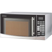 Premium Countertop Microwave 1.0 Cu. Ft. 10 Power Levels Digital Control - Silver - 900W