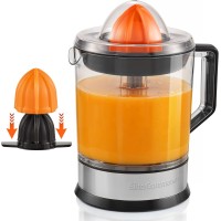 Elite Gourmet BPA-Free Electric Citrus Compact Juicer with 2 Cones & Pulp Control - 1.2L
