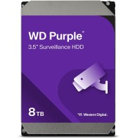 Western Digital Purple Surveillance 3.5" Internal Hard Drive HDD - SATA 6 Gb/s, 256 MB Cache (WD85PURZ) - 8TB