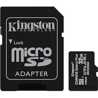 KIngston MicroSDHC A1 Class10 UHS-i Memory Card + Adapter (SDCS2/32GB)