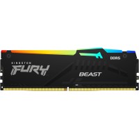 Kingston FURY Beast RGB uDIMM DDR5-6000MT/s CL30 - Desktop RAM Memory 16GB (1x16GB) - KF560C30BBA-16