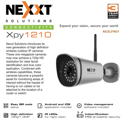 nexxt camera setup